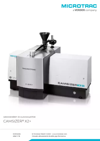 Termék adatlap CAMSIZER X2+