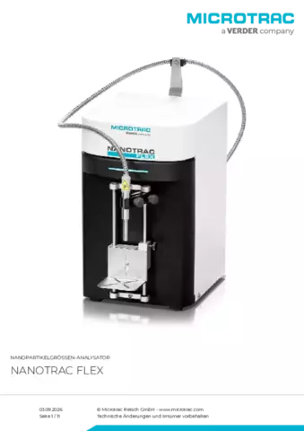 Produktdatenblatt Nanotrac Flex