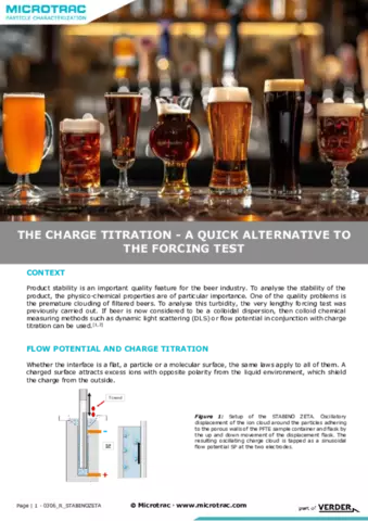 Charge titration as an alternative to the forcing test