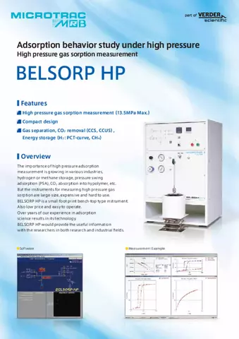BELSORP HP