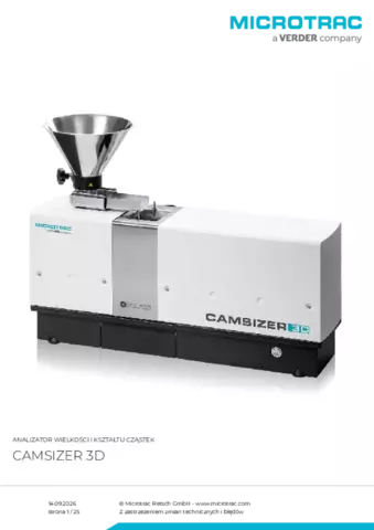 Karta produktu Camsizer 3D