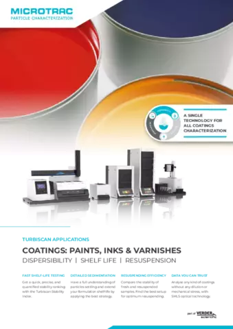 Turbiscan for Coatings