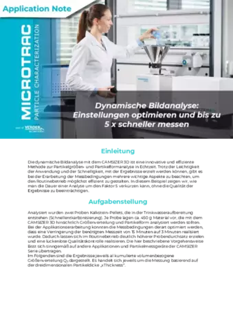 Messbedingungen optimieren für schnellere Analysen (bis zu 5x!)
