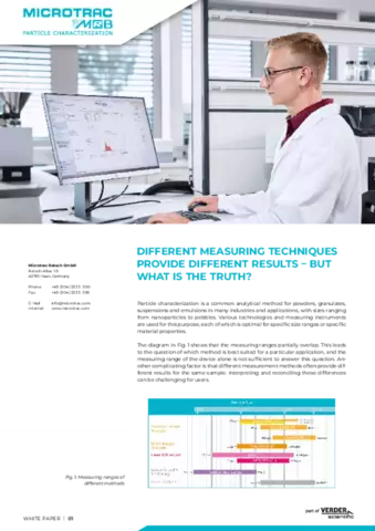 Whitepaper: Method comparison